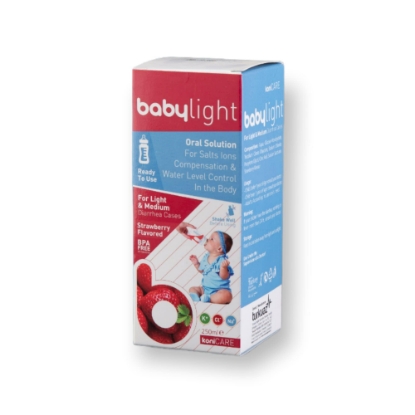Picture of BABYLIGHT ORAL SOLUTION STRAWBERRY FLAVOR 250 ML
