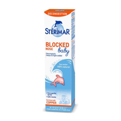 Picture of STERIMAR BABY BLOCKED NOSE HYPERTONIC SPRAY 50 ML