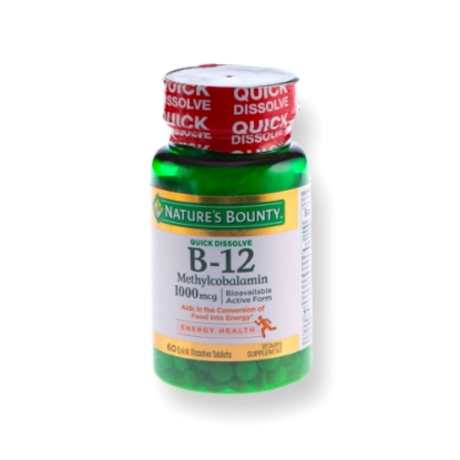 Picture of Nature's Bounty B-12 1000 MCG 60 TAB