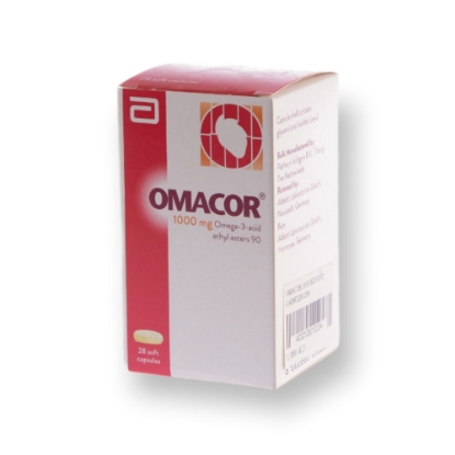 Picture of OMACOR 1000 MG SOFT 28 CAPS