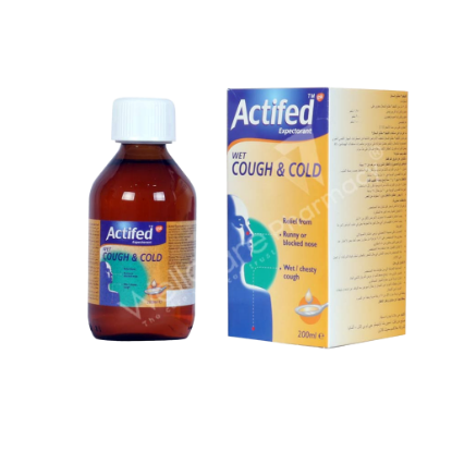 Picture of ACTIFED EXPECTORANT SYRUP 200 ML
