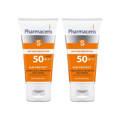 Picture of PHARMACERIS SUN PROTION CREAM FOR FACE 1+1 OFFER