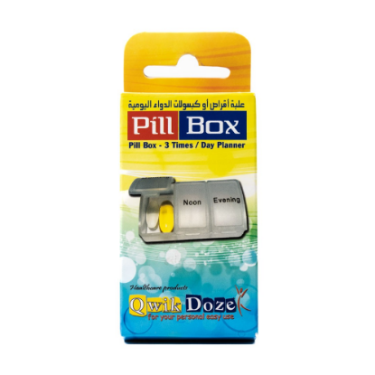 Picture of QWIK DOZE PILL BOX 3 TIMES DAY PLANNER