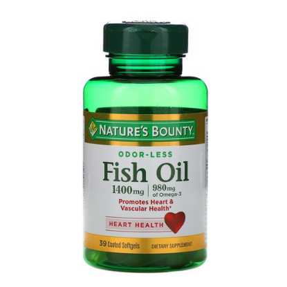 Picture of NATURE'S BOUNTY FISH OIL 1400 MG 39 Tabs