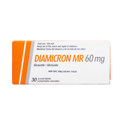 Picture of DIAMICRON MR 60 MG 30 TABS