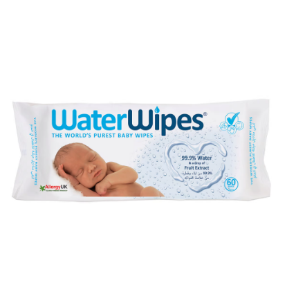Picture of WATER BABY WIPES 60 PCS