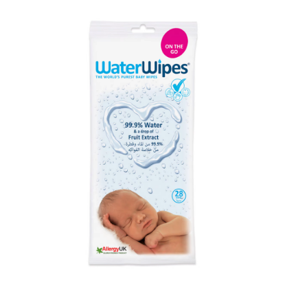 Picture of WATER BABY WIPES 28 PCS