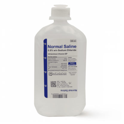 Picture of NORMAL SALINE 0.9% SODIUM CHLORIDE 500 ML