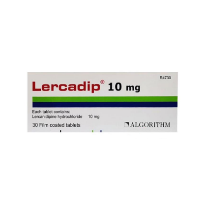 Picture of LERCADIP 10 MG 30 TABS
