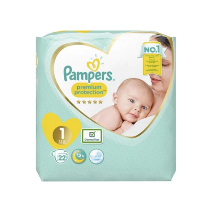 Picture of PAMPERS PREMIUM STAGE-1 (22'S)