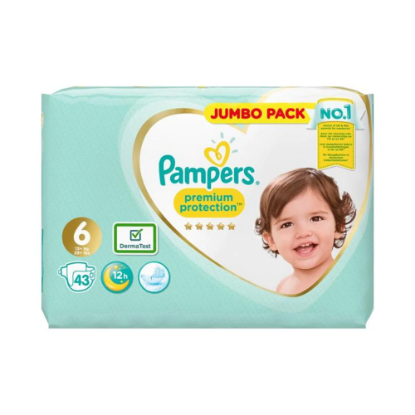 Picture of PAMPERS PREMIUM STAGE-6 JUMPO 43'S