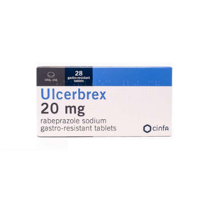 Picture of ULCERBREX 20 MG 28 TAB