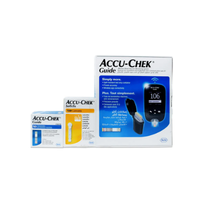 Picture of ACCU-CHEK GUIDE MONITER+50 STRIPS+100 LANCETS