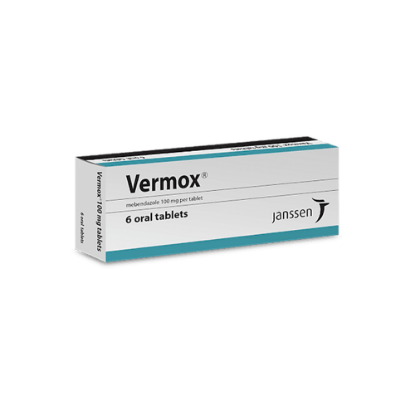 Picture of VERMOX 100 MG 6 TAB