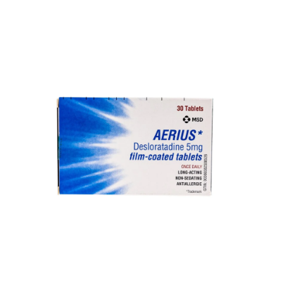Picture of AERIUS 5 MG 30 TABS