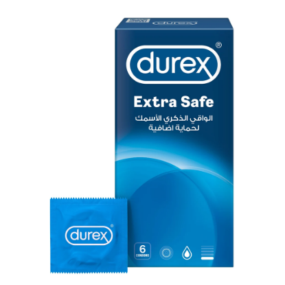 Picture of DUREX EXTRA SAFE 6 CONDOMS