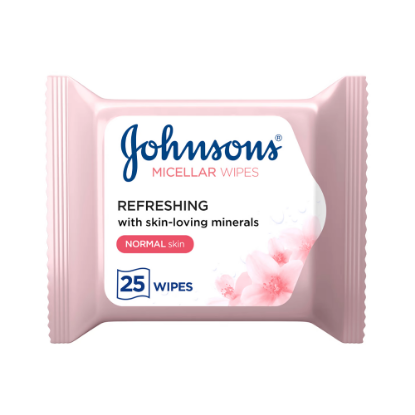 Picture of JOHNSON MICELLAR REFRESHING WIPES 25'S