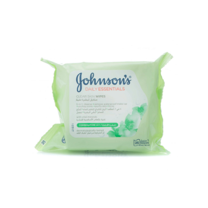 Picture of JOHNSON DAILY ESSENTIALS WIPES 25'S