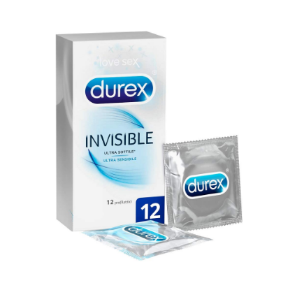 Picture of DUREX INVISIBLE 12'S