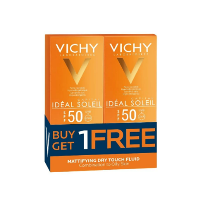 Picture of VICHY MATTIFYING DRY TOUCH FLUID SPF-50 1+1 OFFER