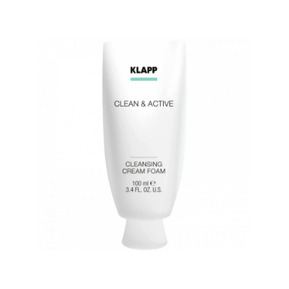Picture of KLAPP CLEAN & ACTIVE CLEANSING CREAM FOAM 100ML