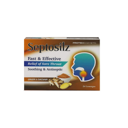 Picture of SEPTOSILZ GINGER 24 LOZENGES