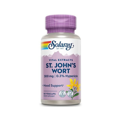 Picture of SOLARAY ST.JOHNS WORT 300MG 60'S