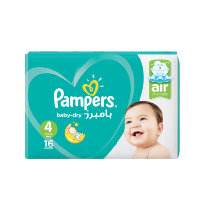 PAMPERS STAGE-4 (9-14 KG) 16 PCS