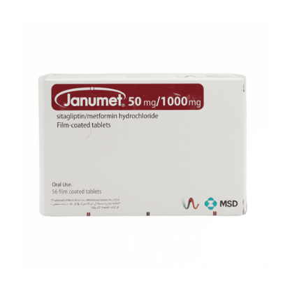 Picture of JANUMET 50/1000 MG 56 TAB