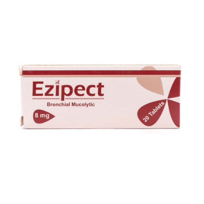 Picture of EZIPECT 8 MG 20 TAB