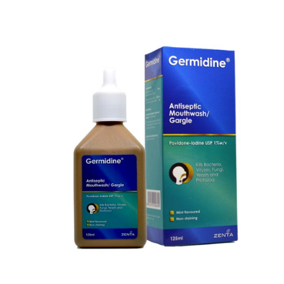 Picture of GERMIDINE ANTISEPTIC Mouth Wash GARGLE 125ML