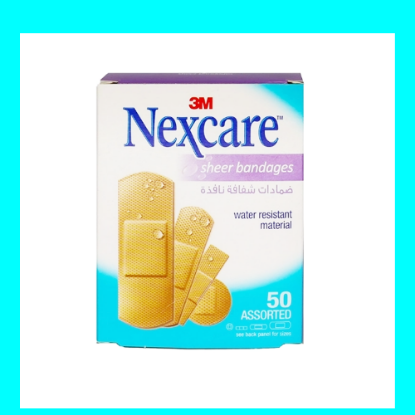 Picture of NEXCARE SHEER BAND ASSORTED 50'S