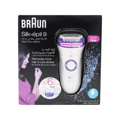 Picture of Braun Silk-epil 9 Wet & Dry epilator With 6 Extras 9-561