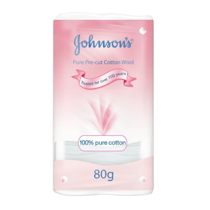 Picture of JOHNSON BABY COTTON WOOL 80G