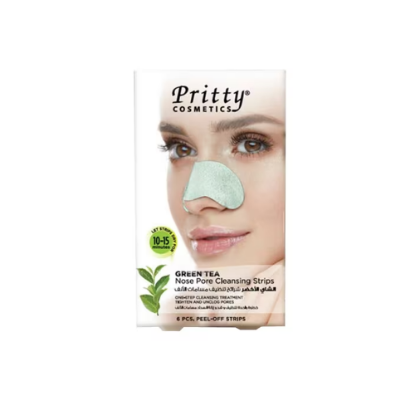 Picture of PRITTY GREEN TEA NOSE Cleansing Strips 6's