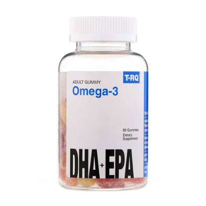 T-RQ Adult Gummy Omega 3 - 60'S For Healthy Brain