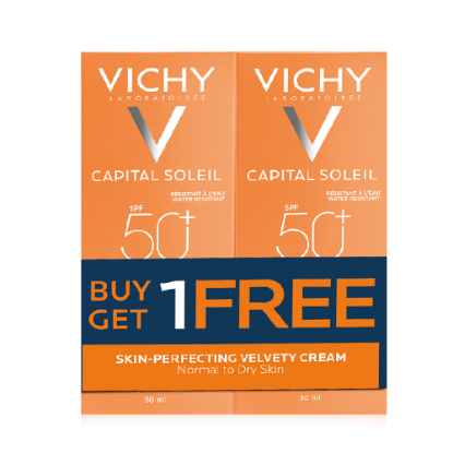 VICHY SKIN-PERFECTING VELVETY CREAM SPF-50( 1+1 )OFFER