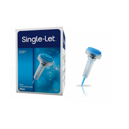 SINGLE-LET Single Use Safty Lancets 200 Pcs