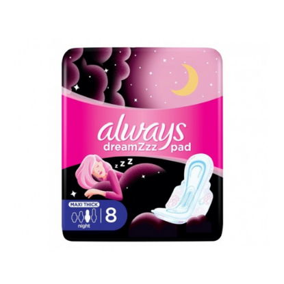 Always Dreamzz Cotton Soft Maxi Thick Night Long 7 Pads