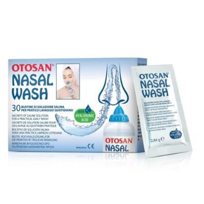 Picture of OTOSAN NASAL WASH SALINE SOLUTION 30 SACHETS