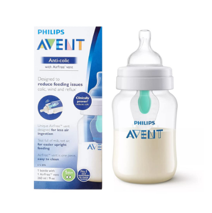 Picture of AVENT Anti-Colic Airfree Feeding Bottle 260ml 2827