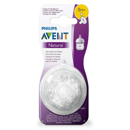Picture of AVENT Natural Nipple 0M+ 3853