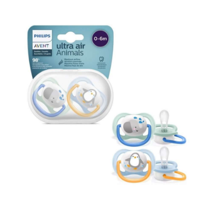 Picture of AVENT Ultra Air Animals Pacifier 0-6M 3698