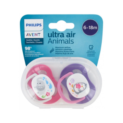 Picture of AVENT Ultra air Animals Pacifer 6-18M 3704