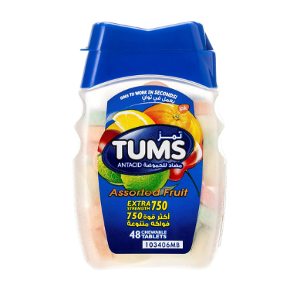 TUMS Extra Chewable Tab 48's