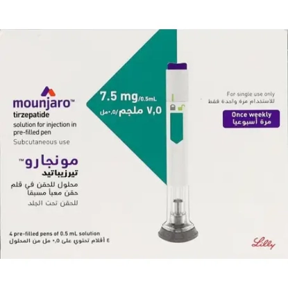 MOUNJARO SOL FOR INJ 7.5 mg/0.5 ml 4 pen