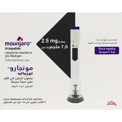 Picture of Mounjaro Sol for Injection 2.5 mg/0.5 ml - 4 Pen