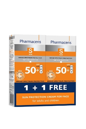 Pharmaceris Sun Broad Spectrum Protective Cream 1+1 Offer