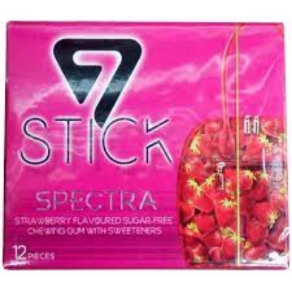 STICK SPECTRA STRAWBERRY GUM - 12 Pieces
