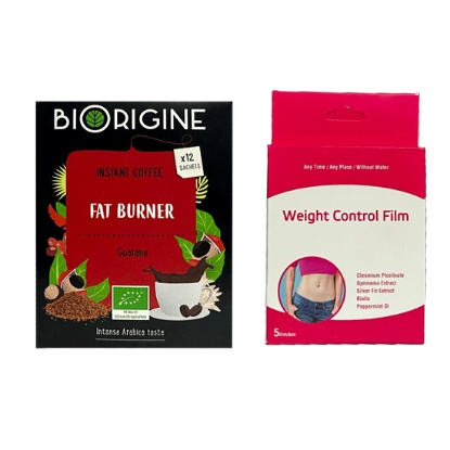 Weight Control Film + Instant Fat Burner Coffee Package
